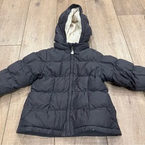 Petit Bateau Boys Livio Navy Blue Puffer Winter Ski Coat 3T